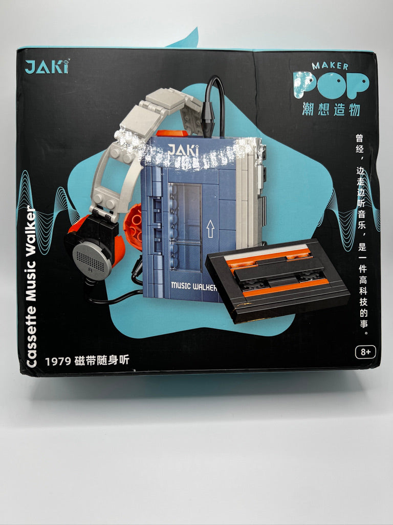 Jaki Maker Pop Cassette Music Walker (non-LEGO)