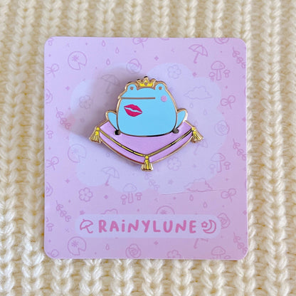 Rainylune Collectible Pin - Frog Prince Fairy Tale Pin