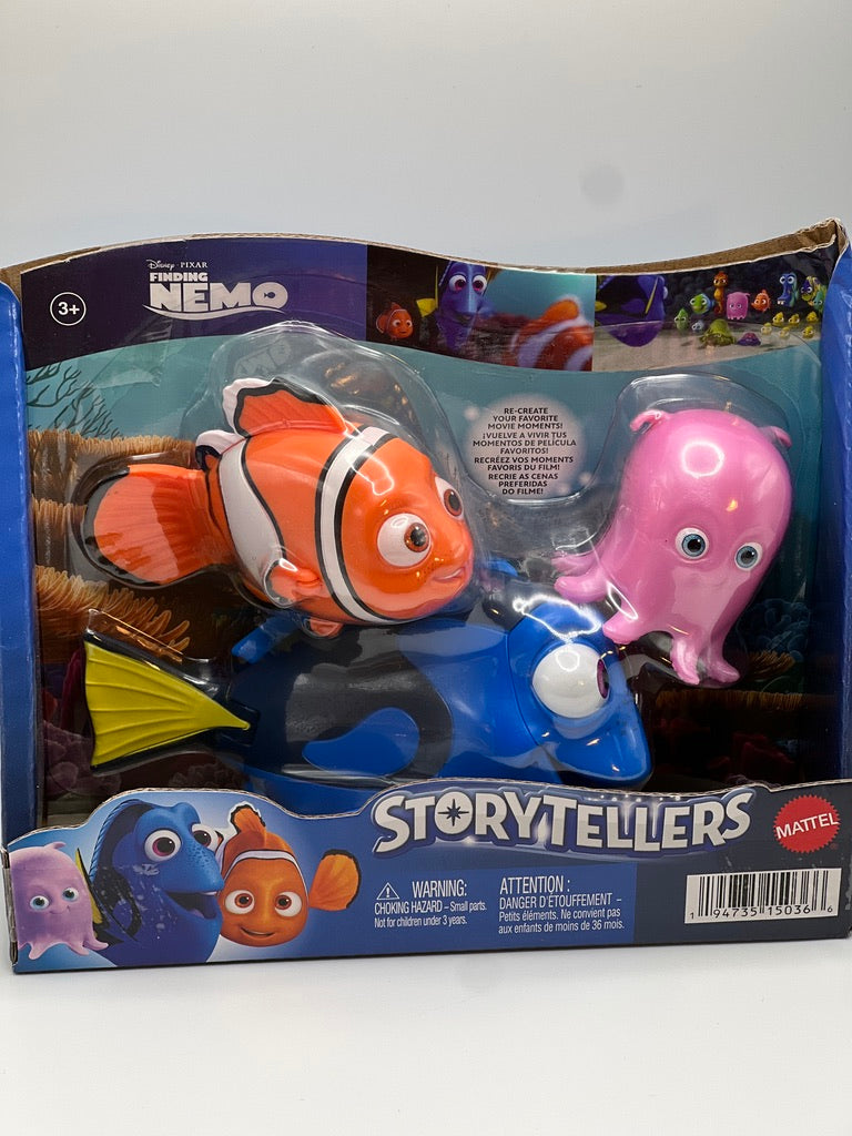Disney Pixar StoryTellers - Finding Nemo - 4-In Scale Action Figure 3-Pack
