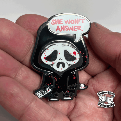 SuperEmoFriends - SuperEmoScreemo Enamel Pin