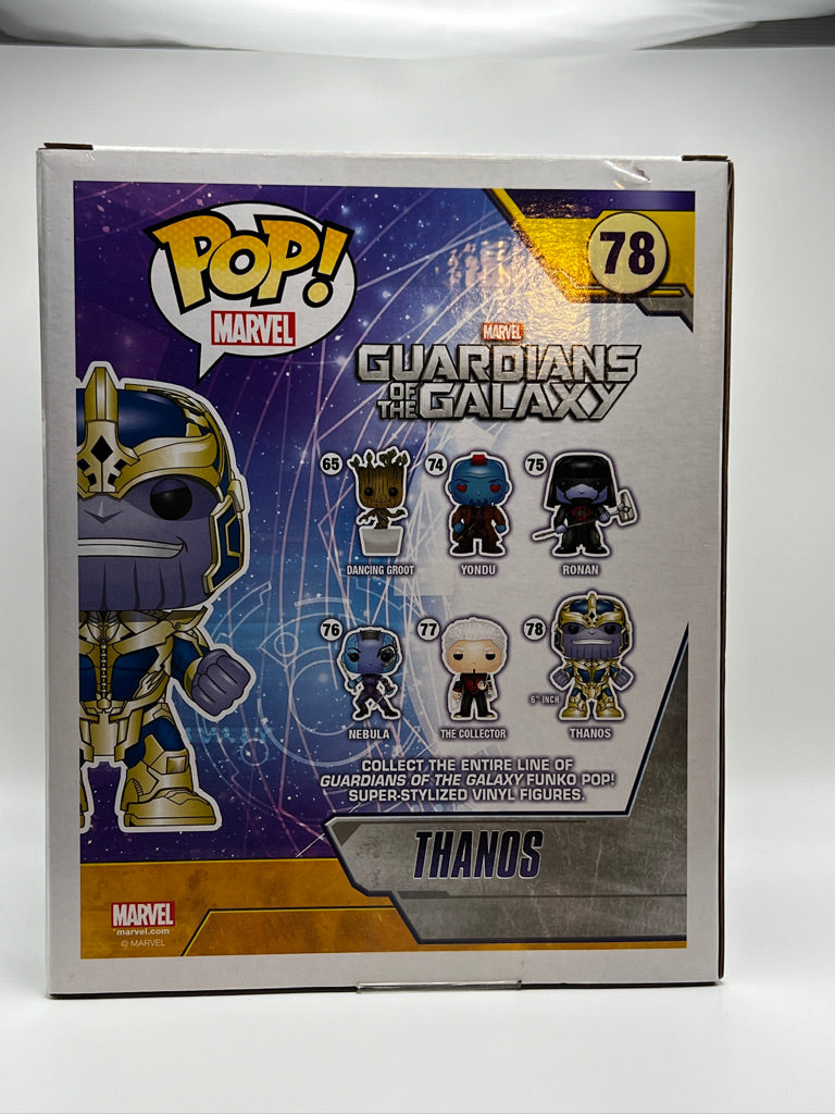 Funko Pop! Marvel-Thanos (Glow in the Dark) 6" Entertainment Earth