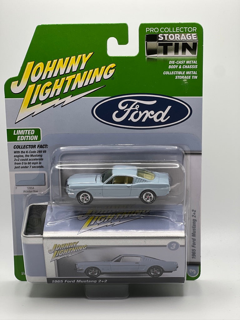 Boîte collector Johnny Lightning - 1970 Plymouth AAR Cuda (Moulin Rouge)