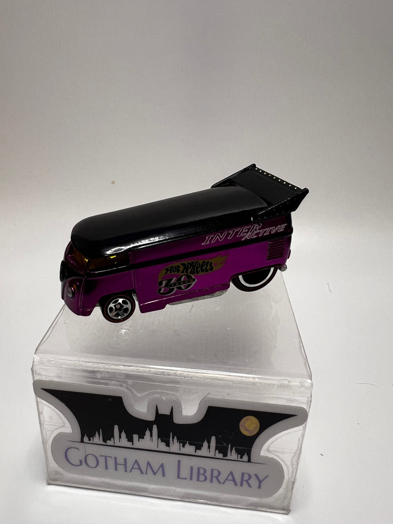 Hot Wheels 1998 30 Year Interactive 1998 VW Drag Bus (Purple) LOOSE