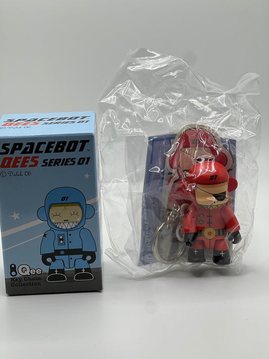 Spacebot Qees Series 1 by Dalek (#7 Red Eye Patch)