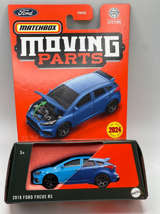Matchbox Moving Parts - 2018 Ford Focus RS (Blue)