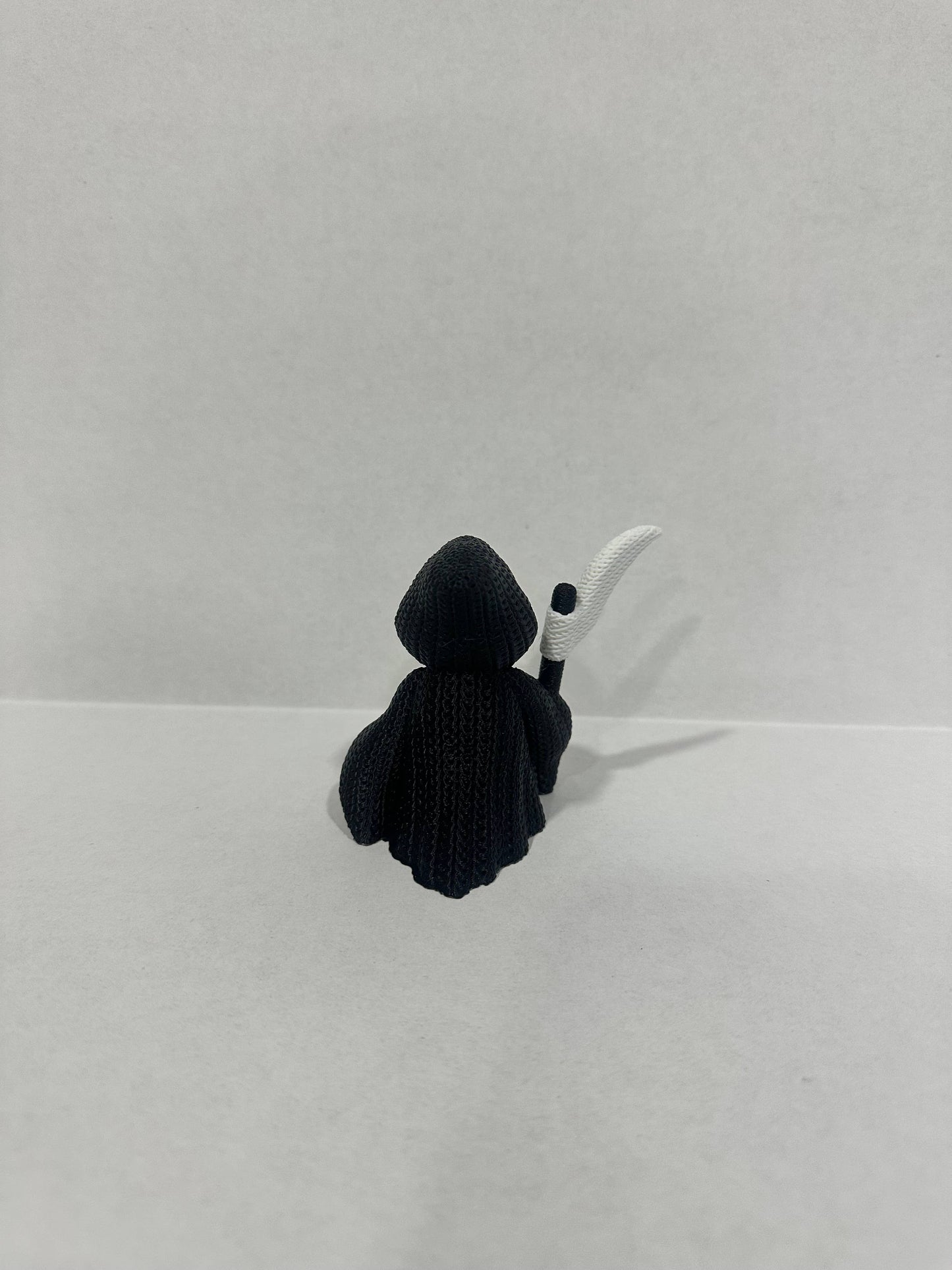 Grim Reaper 3D Printed Knitted Figurine (3" figure) - by Upstate Design Decor