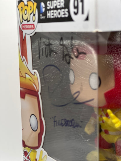 Funko Pop! Heroes - DC Firestorm (Signed by Victor Garber & Robbie Amell)