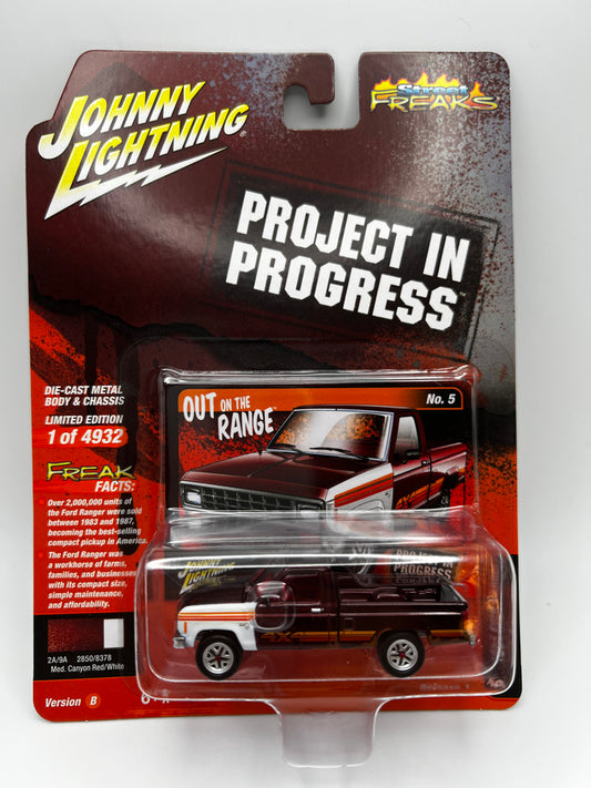 Johnny Lightning Street Freaks - Projects in Progress - 1984 Ford Ranger (Med. Canyon RedWhite)