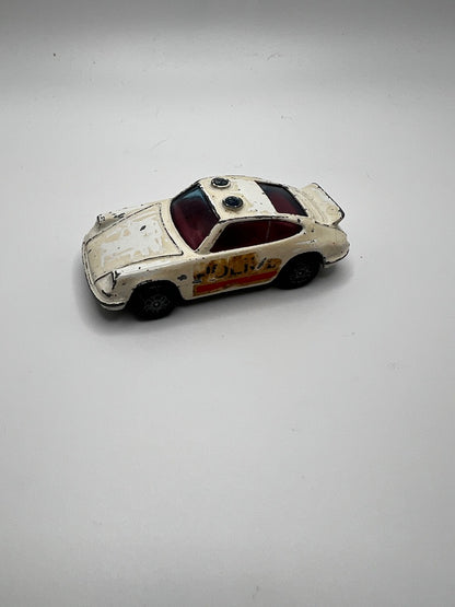 Corgi Jrs Porsche Carrera 6 Police Car (loose worn)