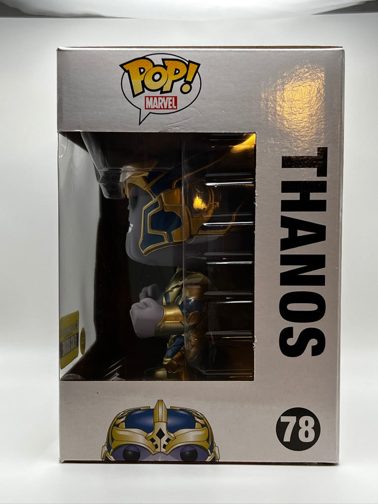 Funko Pop! Marvel-Thanos (Glow in the Dark) 6" Entertainment Earth