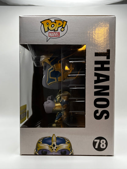 Funko Pop! Marvel-Thanos (Glow in the Dark) 6" Entertainment Earth