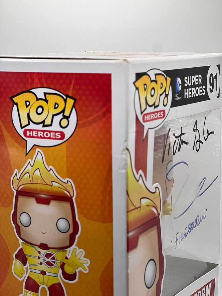 Funko Pop! Heroes - DC Firestorm (Signed by Victor Garber & Robbie Amell)
