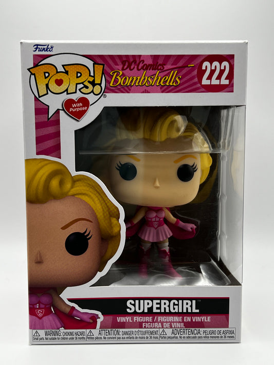 Funko Pop! DC - Supergirl (Bombshell) Breast Cancer Awareness
