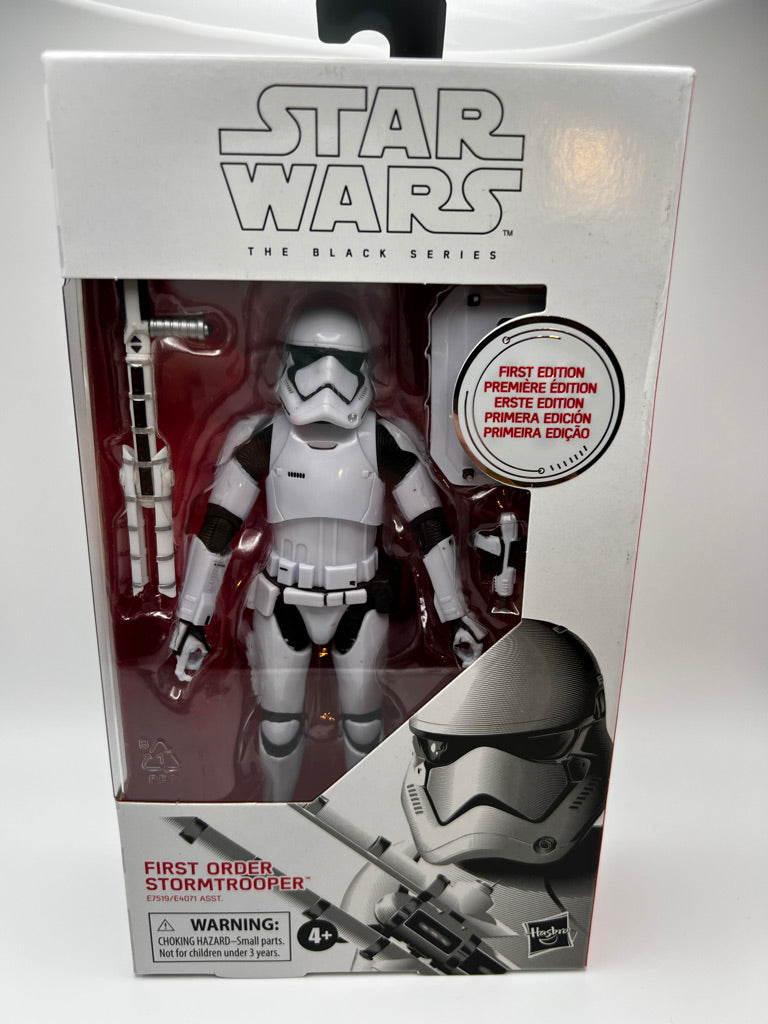 Star Wars- The Black Series First Edition: First Order Stormtrooper (97)
