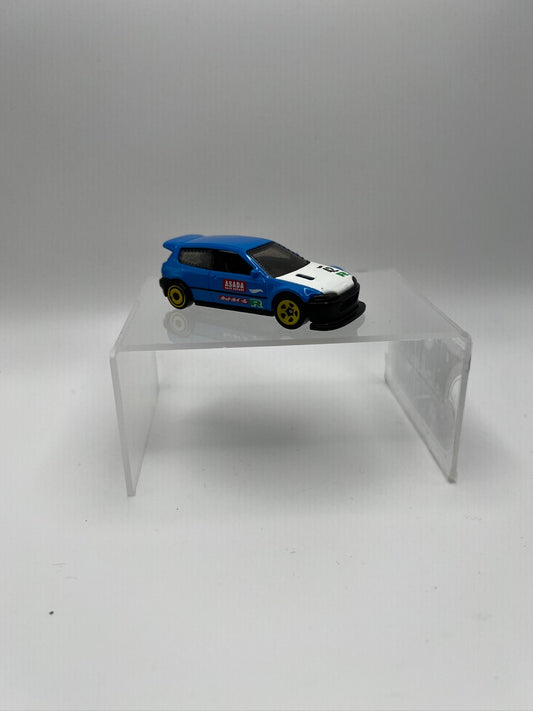 Hot Wheels J-Imports Honda Civic Custom (Blue) Unspun