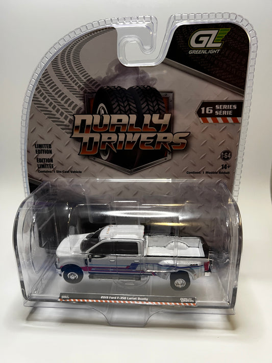 Greenlight Dually Drivers - Chevrolet C-30 Dually Wrecker 1969 (bleu et noir avec flammes)