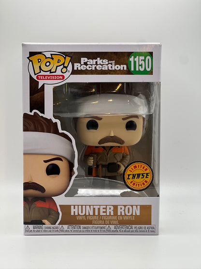 Funko Pop! TV - Parcs et loisirs - Hunter Ron (CHASE) #1150