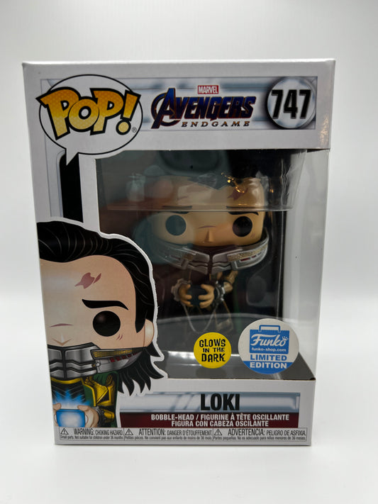 Funko Pop! Marvel: Avengers Endgame - Loki (Funko Store Exclusive) GITD