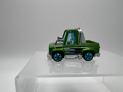Hot Wheels Toon'd 83 Chevy Silverado (Green) UNSPUN