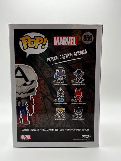 Funko Pop! Marvel - Poison Captain America (Venom)  Pop in a Box Exclusive #856
