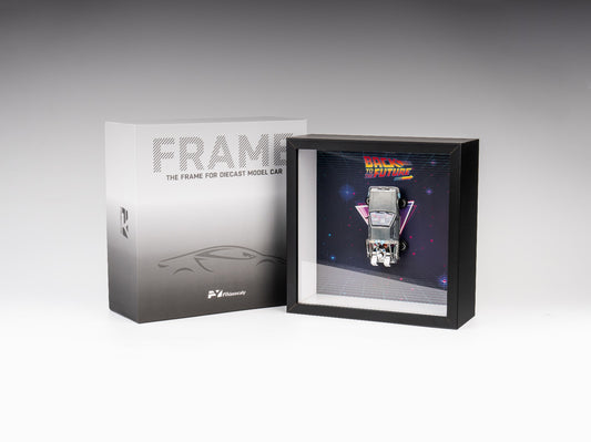(PREORDER) Finclassically - Back to the Future - Frame w/Delorian (Silver-Flying Wheel version)