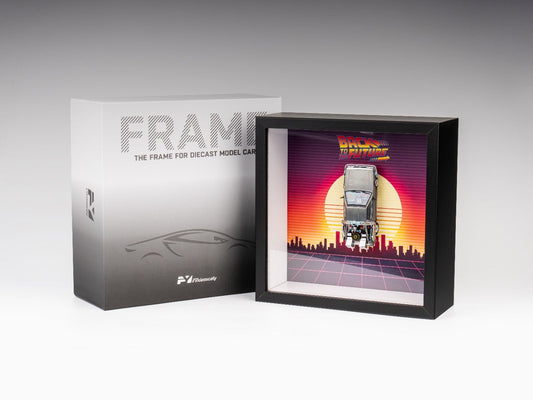 (PREORDER) Finclassically - Back to the Future - Frame w/Delorian (Silver-Normal version)