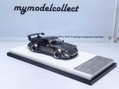 My Model Collect Porsche RWB 964 High Wing (Chrome Pearl Grey)
