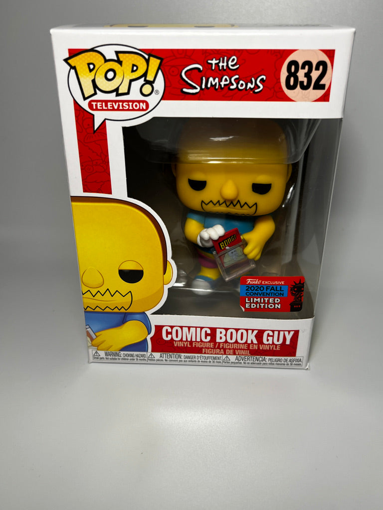 Funko Pop! TV - The Simpsons - Comic Book Guy (2020 Fall Convention Exclusive)