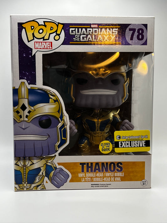 Funko Pop! Marvel-Thanos (Glow in the Dark) 6" Entertainment Earth Excl.