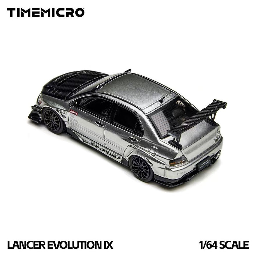 (PREORDER) Time Micro Mitsubishi Lancer Evolution EVO 9 (Silver)