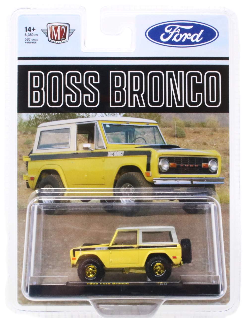 M2 1965 Ford Econoline Van Gasser Bleu Métallisé avec Flammes Édition Limitée