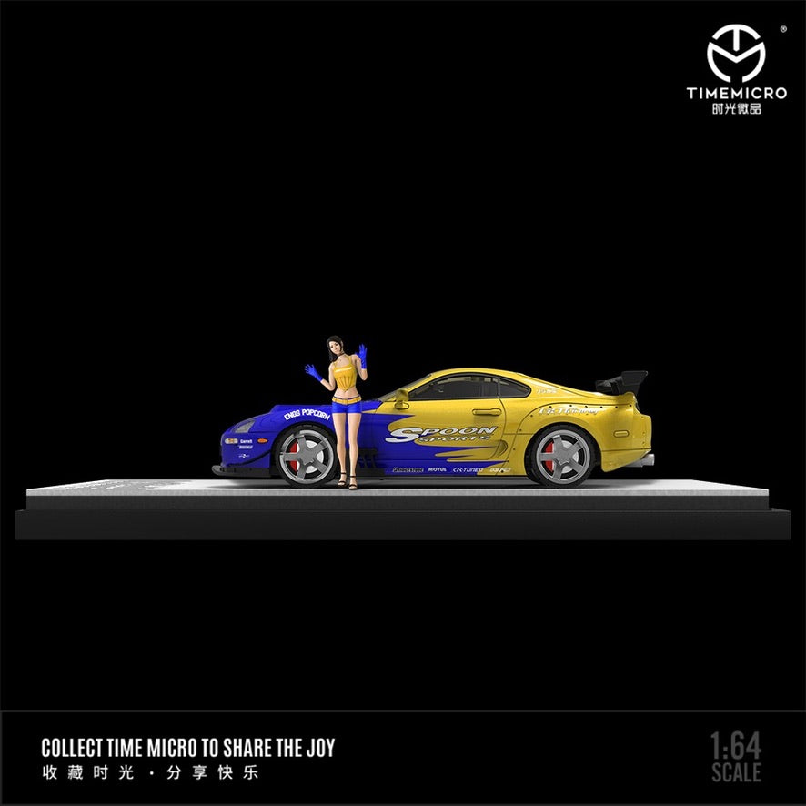 (PREORDER) TimeMicro Toyota Supra A80Z (Spoon Livery without figure)