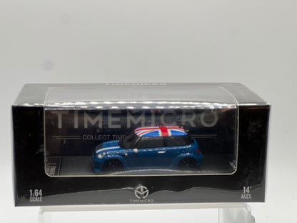 TimeMicro LBWK Mini Cooper (Blue/British Flag)