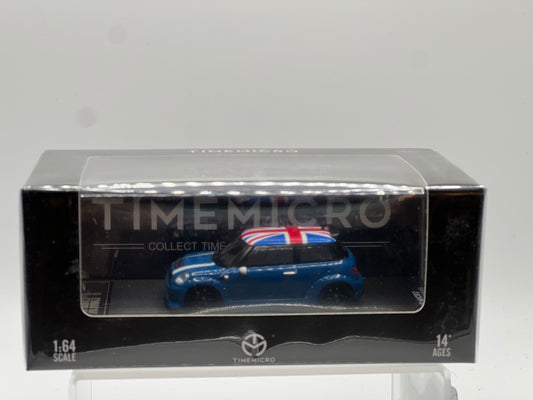 TimeMicro LBWK Mini Cooper (Blue/British Flag)