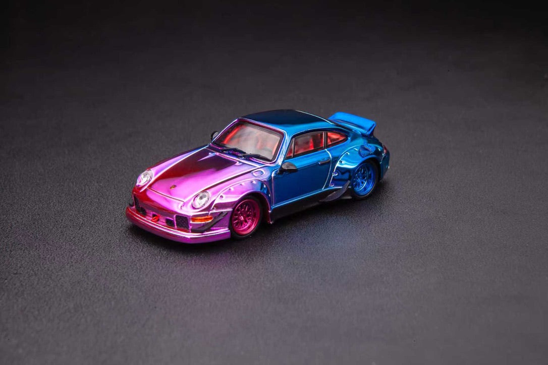(PREORDER) TPC Porsche RWB993 (Chrome candy)