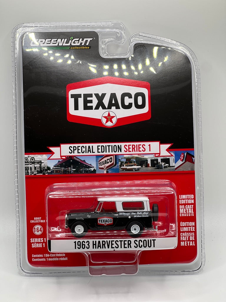 Greenlight - 1963 Harvester Scout - Texaco Special Edition Series 1