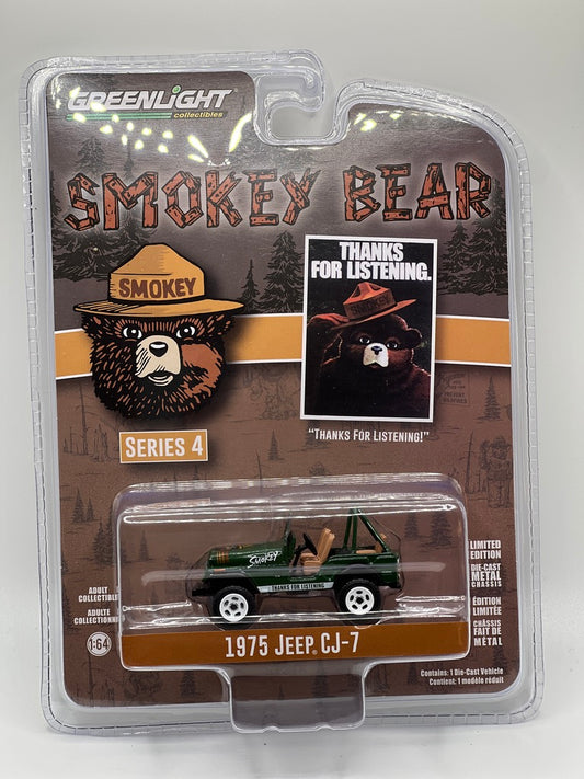 Greenlight Smokey Bear Series 4 - 1975 Jeep CJ-7