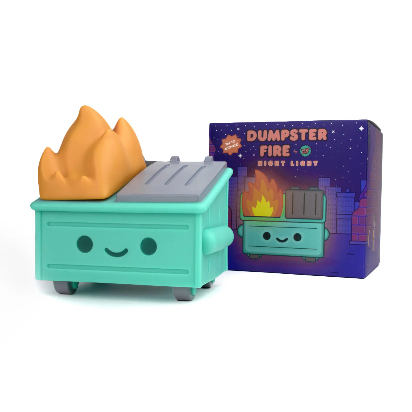 Dumpster Fire Night Light by 100%Soft