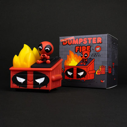 Deadpool Dumpster Fire Vinyl Figure by 100%Soft