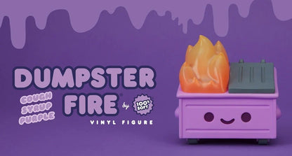 Dumpster Fire - "Cough Syrup Purple" Edition by 100%Soft