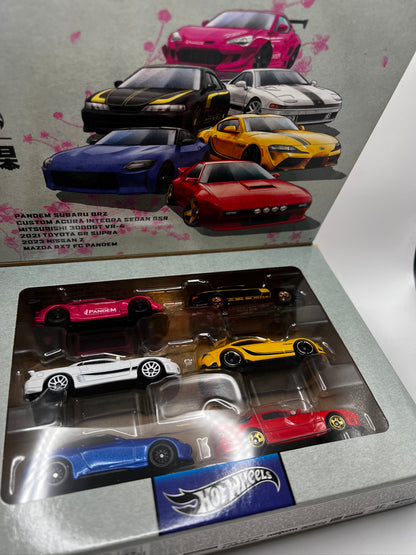 Hot Wheels Streets of Japan Car Culture (6 voitures multi-pack)
