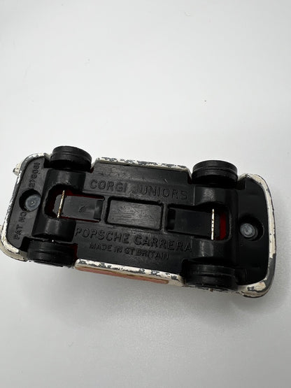 Corgi Jrs Porsche Carrera 6 Police Car (loose worn)