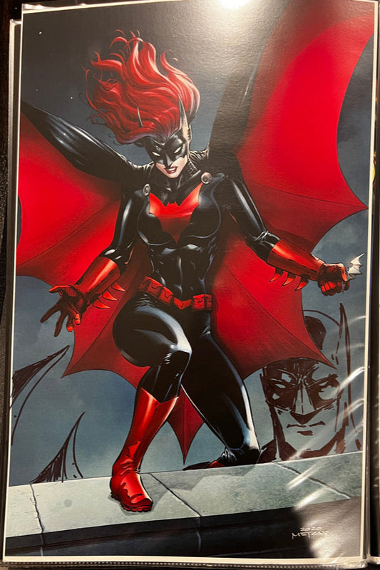 Batwoman Print by Jason Metcalf (Signed w/Artist Sketch)