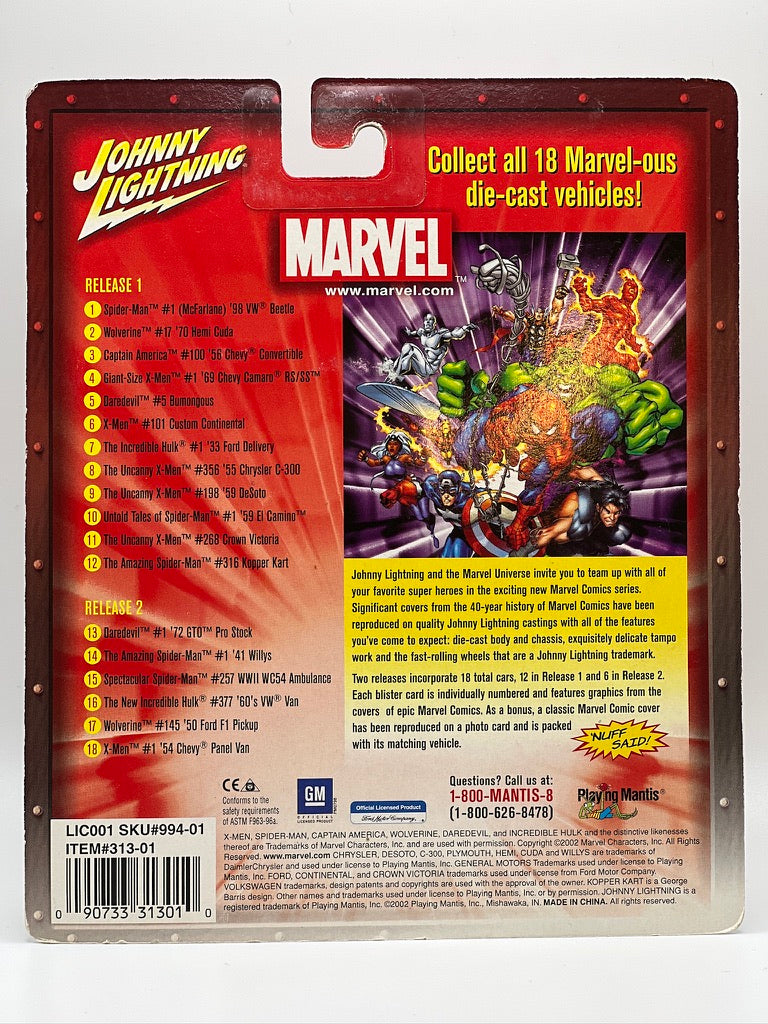Johnny Lightning – Marvel Daredevil – #5 Bumongous avec carte photo
