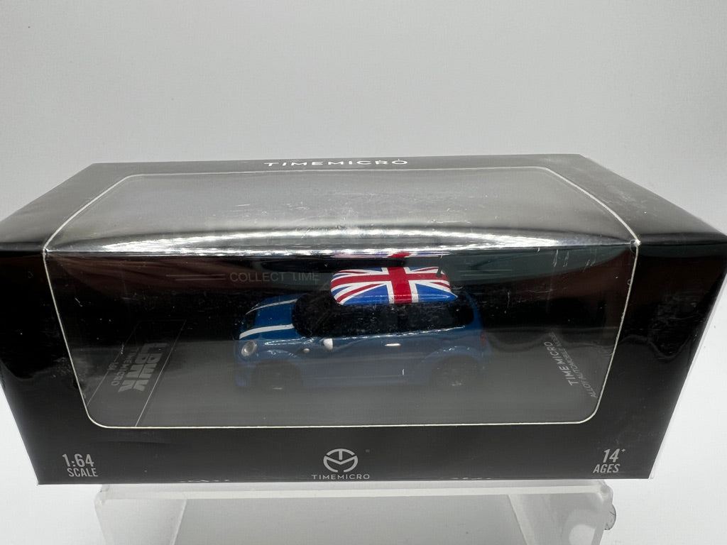 TimeMicro LBWK Mini Cooper (Blue/British Flag)