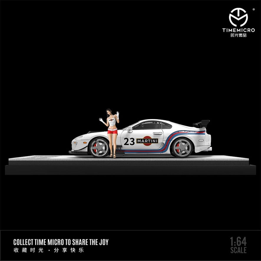 TimeMicro Toyota Supra A80Z (Martini Livery-no figure)