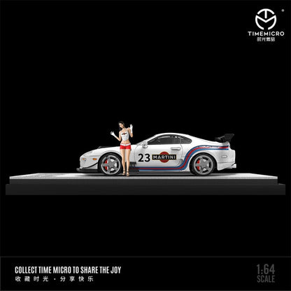 TimeMicro Toyota Supra A80Z (Martini Livery-no figure)