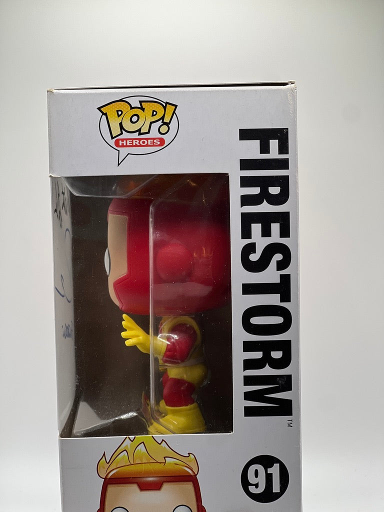 Funko Pop! Heroes - DC Firestorm (Signed by Victor Garber & Robbie Amell)