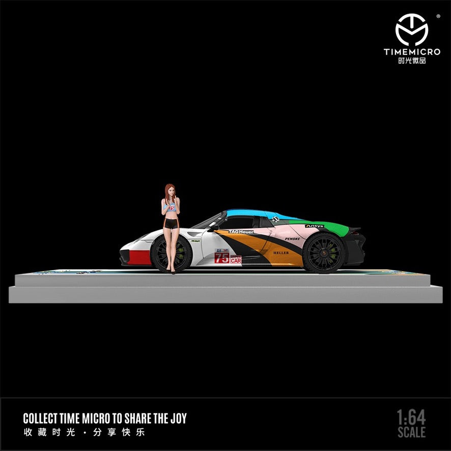 TimeMicro Porsche 918 Spyder (Multi-color w/figure)