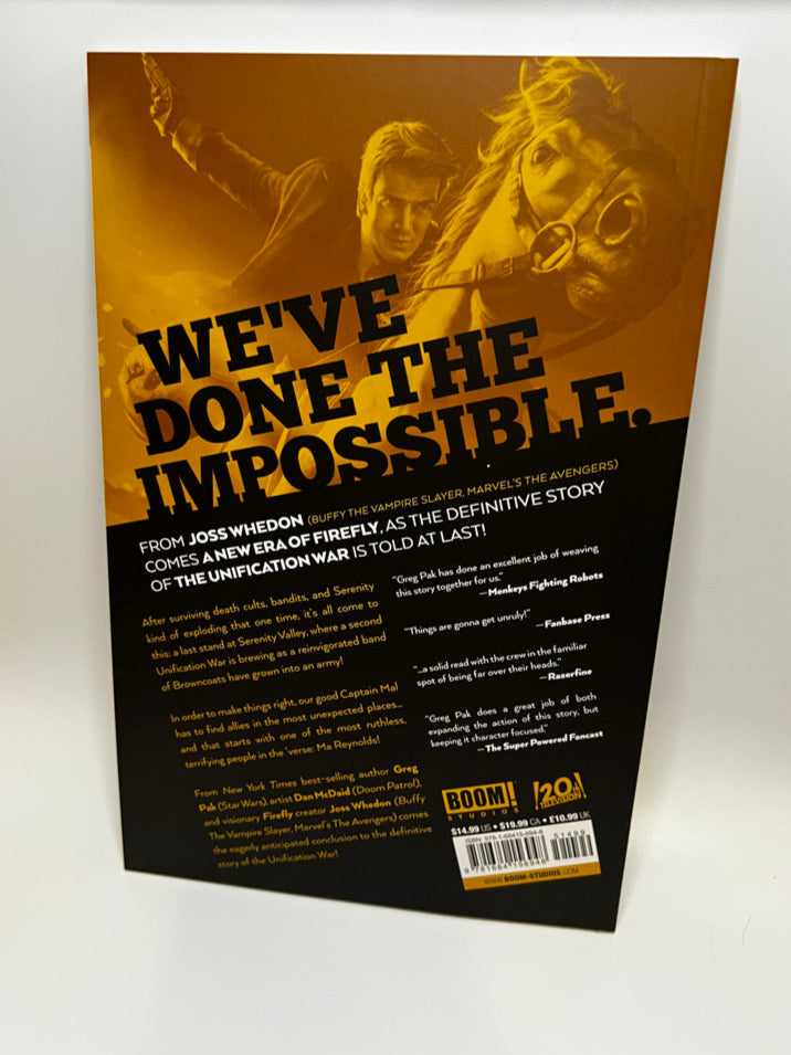 Firefly: The Unification War (Vol 3) - Paperback